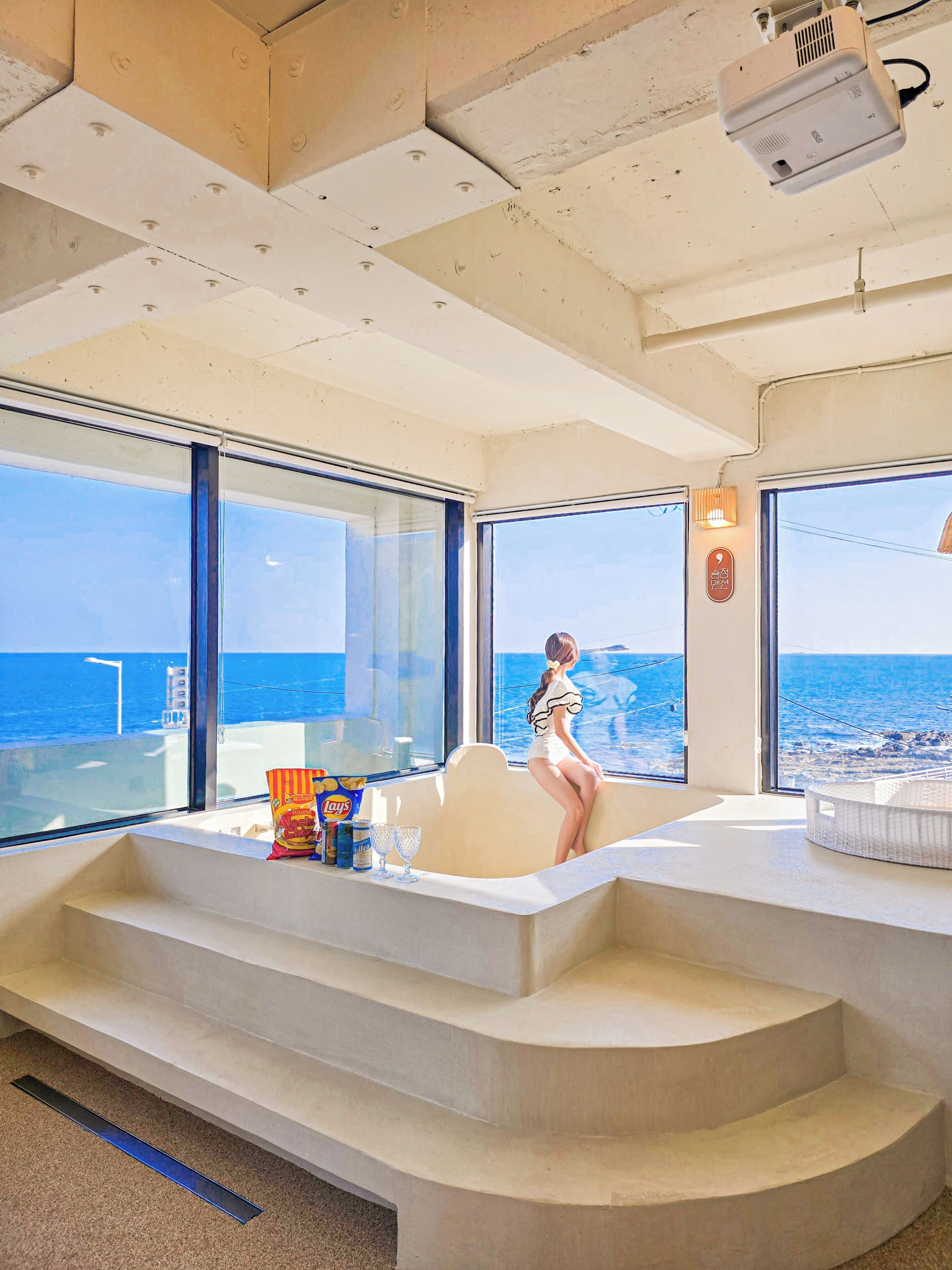 Luxe suite, uitzicht op oceaan | Interieur