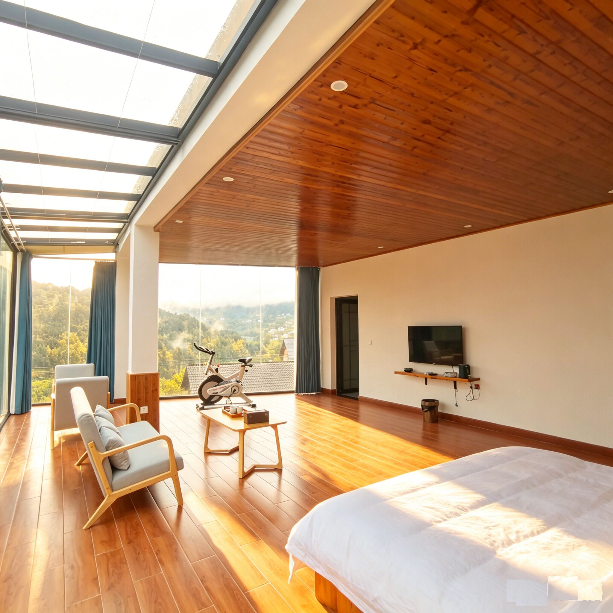 Quarto casal exclusivo, vista para a montanha | Wi-Fi de cortesia
