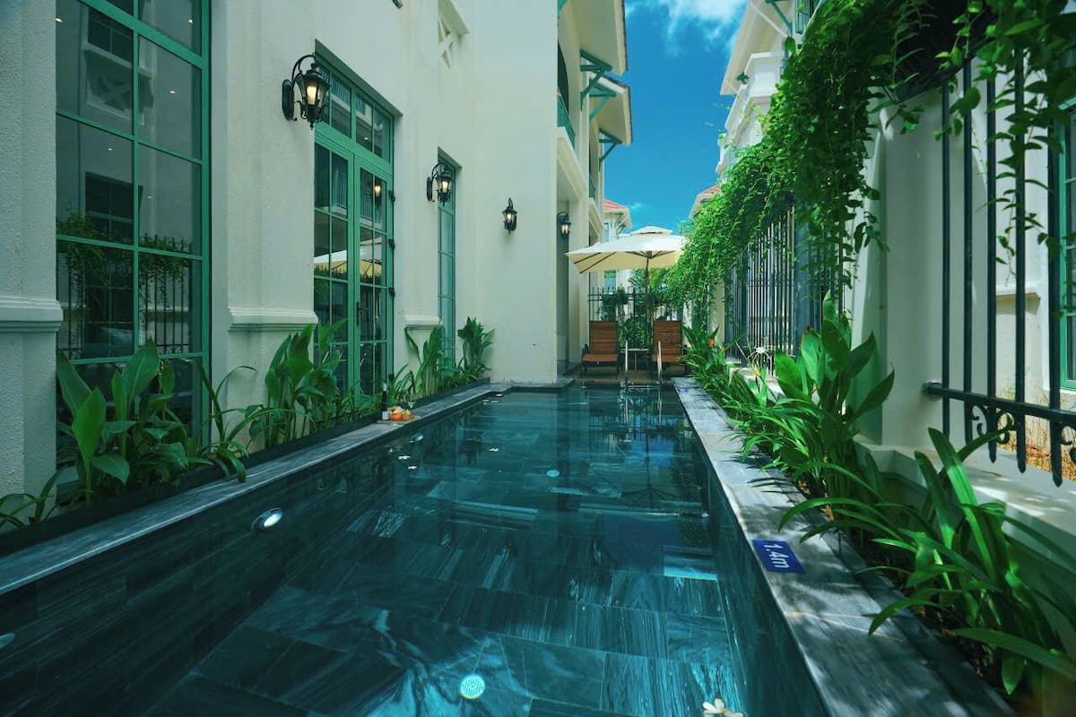 Luxury Villa, 4 Bedrooms, Private Pool, Beach View | Premium bedding, pillow-top beds, minibar, laptop workspace