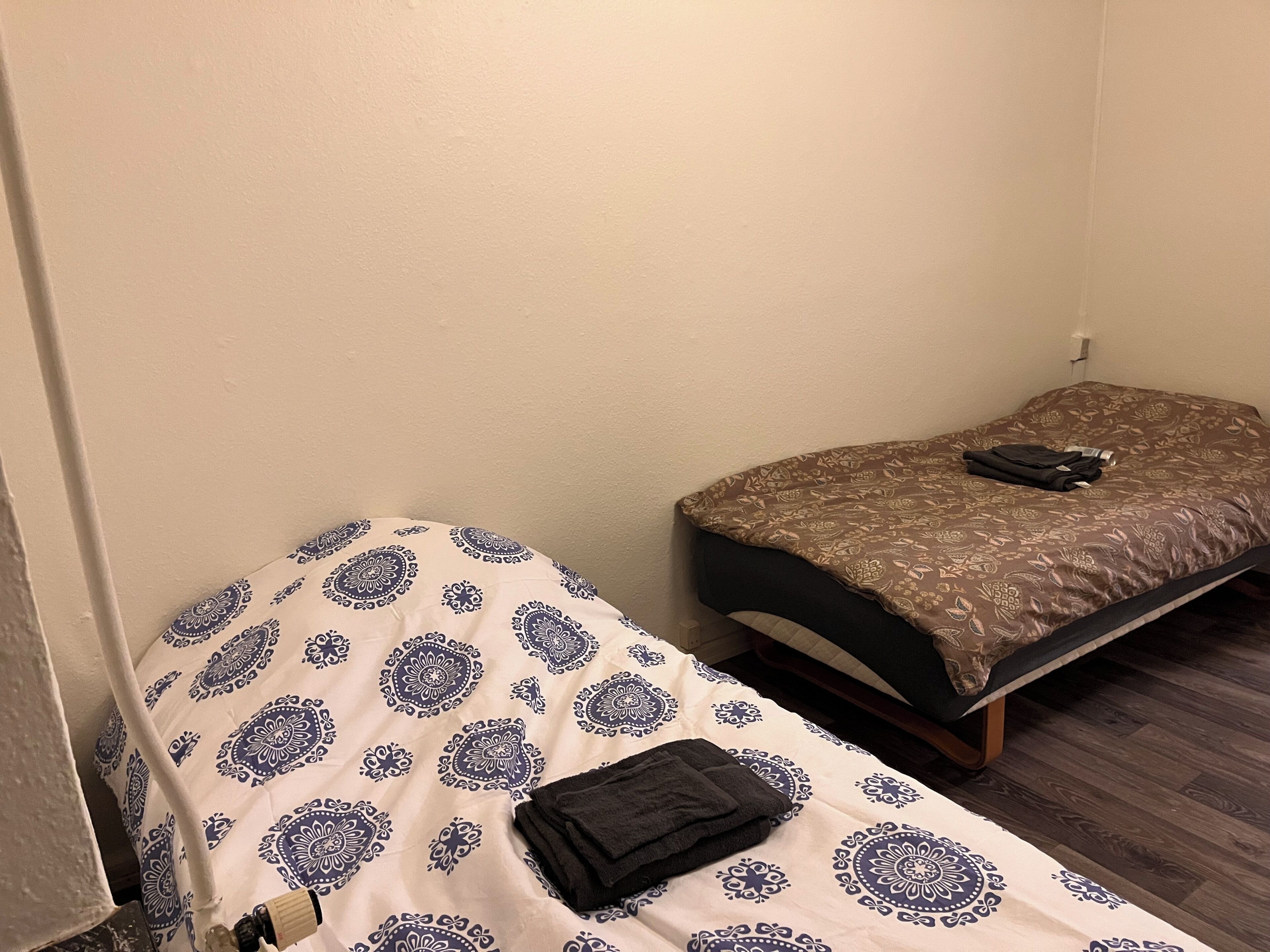 2 slaapkamers, beddengoed