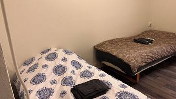 2 slaapkamers, beddengoed