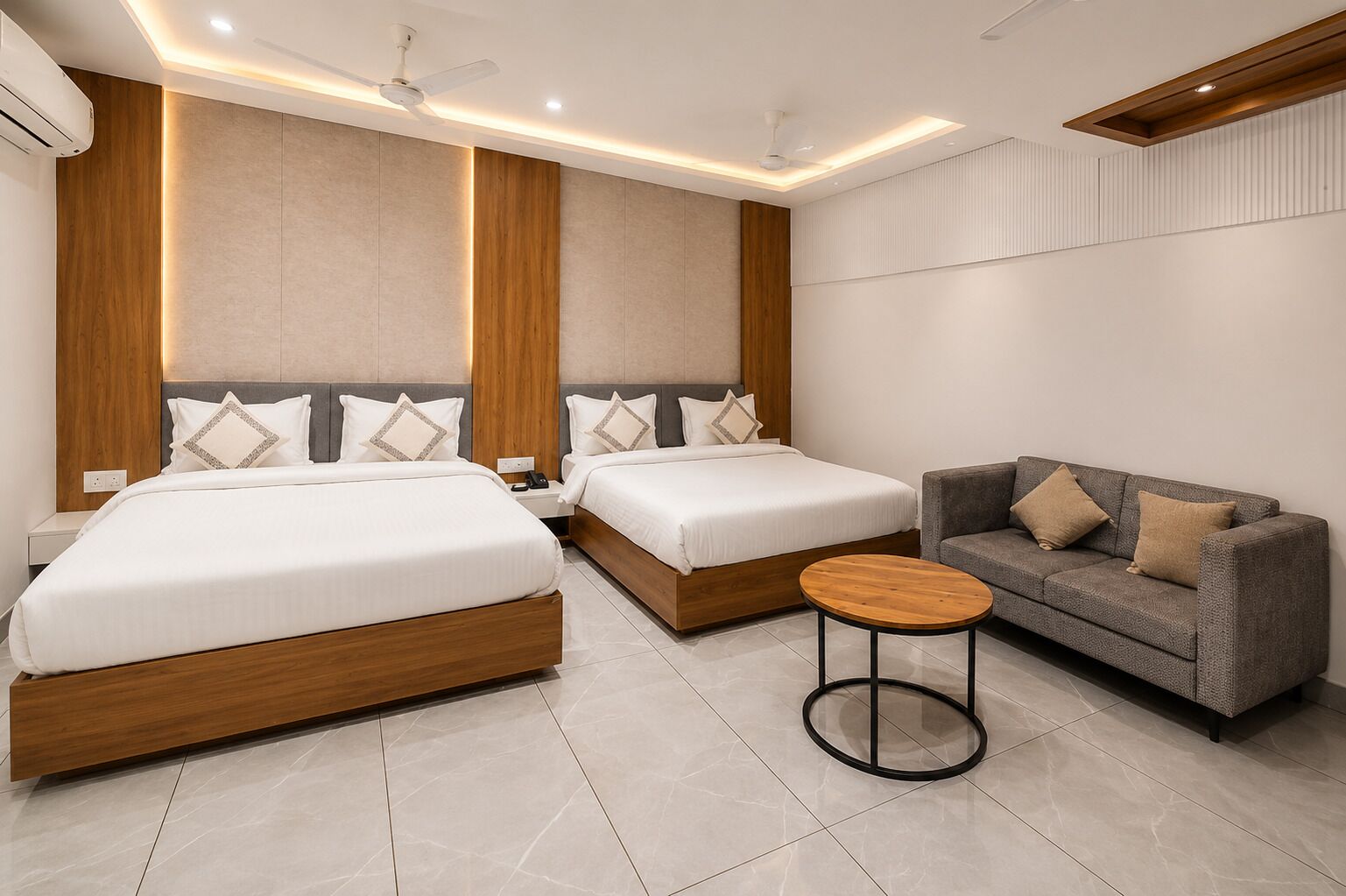 Family Double Room, Mountain View | Desk, laptop workspace, free WiFi