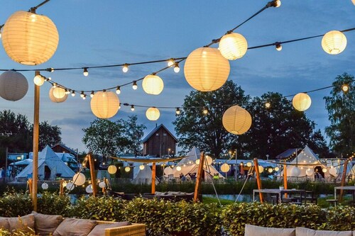 Zuna Bell Tent near River Regge