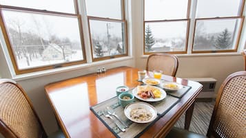 Free daily full breakfast
