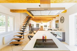 Dining - House with private pool, Pink Granite Coast (Lanmérin)