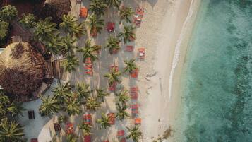 Private beach