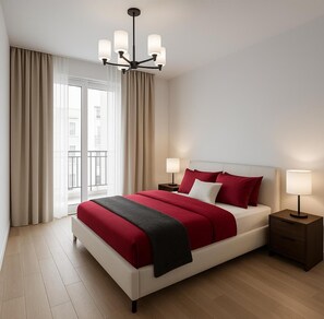 2 bedrooms, iron/ironing board, WiFi - Modern 2-Bedroom Apartment with Private Building Pool - ST4 (Giza)