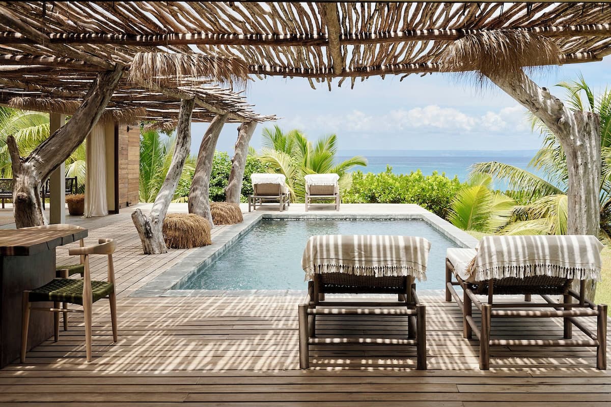 Villa, 3 habitaciones, alberca privada, frente al mar | Wifi gratis