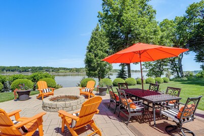 Maumee River Retreat! Apt w/ Fire Pit + Patio
