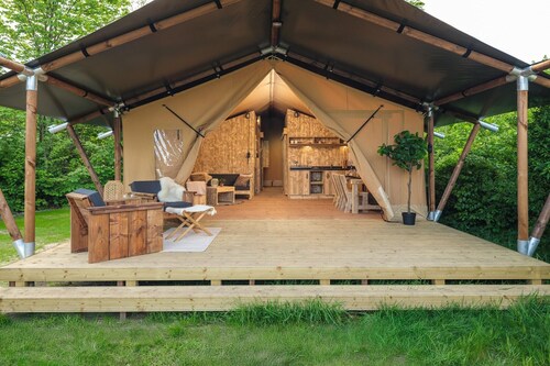 Premium Safari Tent with Extra-Large Terrace