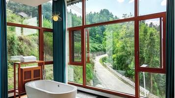 Superior Double Room, 1 Queen Bed, Hot Tub, Hill View | View from room