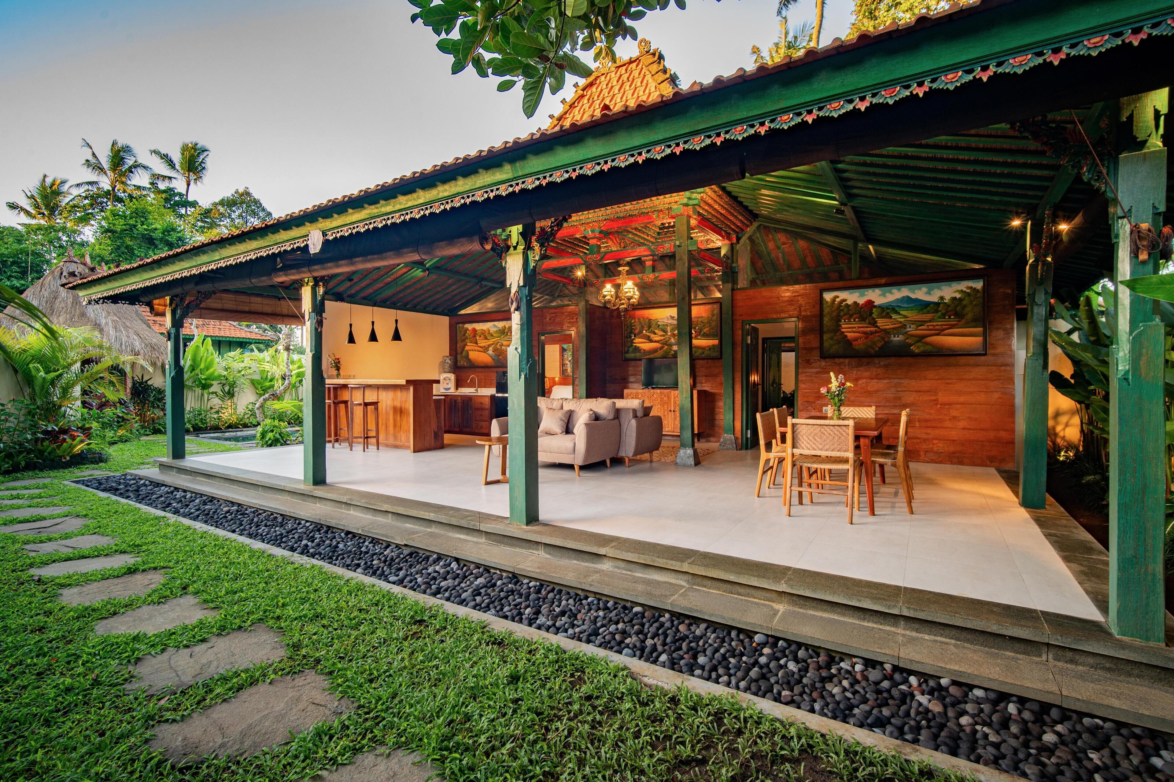 Villa, piscina privada, vistas al jardín | Restaurante al aire libre