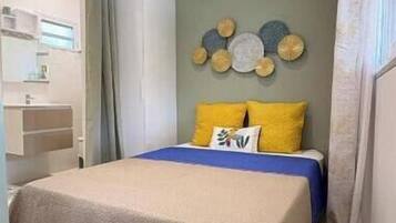 1 chambre, fer et planche Ă repasser, Wi-Fi, draps fournis