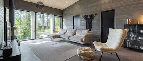 Villa Supérieure, 4 chambres, sauna, cÎté piste de ski | Coin séjour