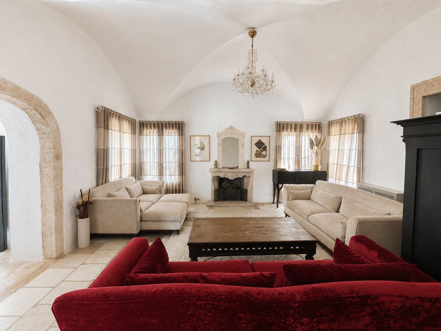 Charming Villa With Pool, Sea Views & Traditional Tunisian Architecture - Hammamet