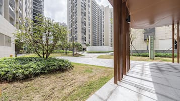 Family Double or Twin Room, Balcony, Garden View | View from room