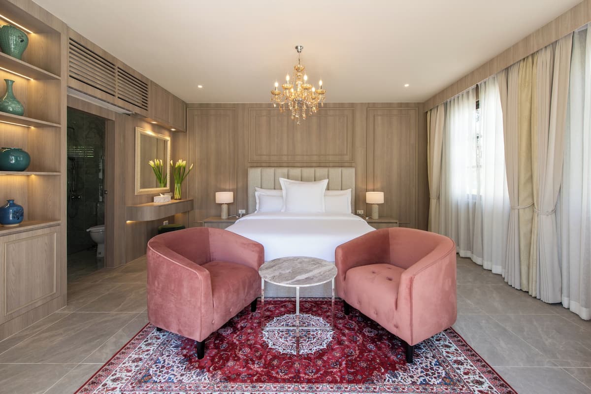 Biệt thự Deluxe, 1 giường cỡ king, không hút thuốc, quang cảnh vườn | Két bảo mật tại phòng, truy cập Internet không dây miễn phí