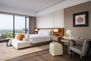 Quarto executivo, 1 cama King (King) | Frigobar, cofres nos quartos, escrivaninha
