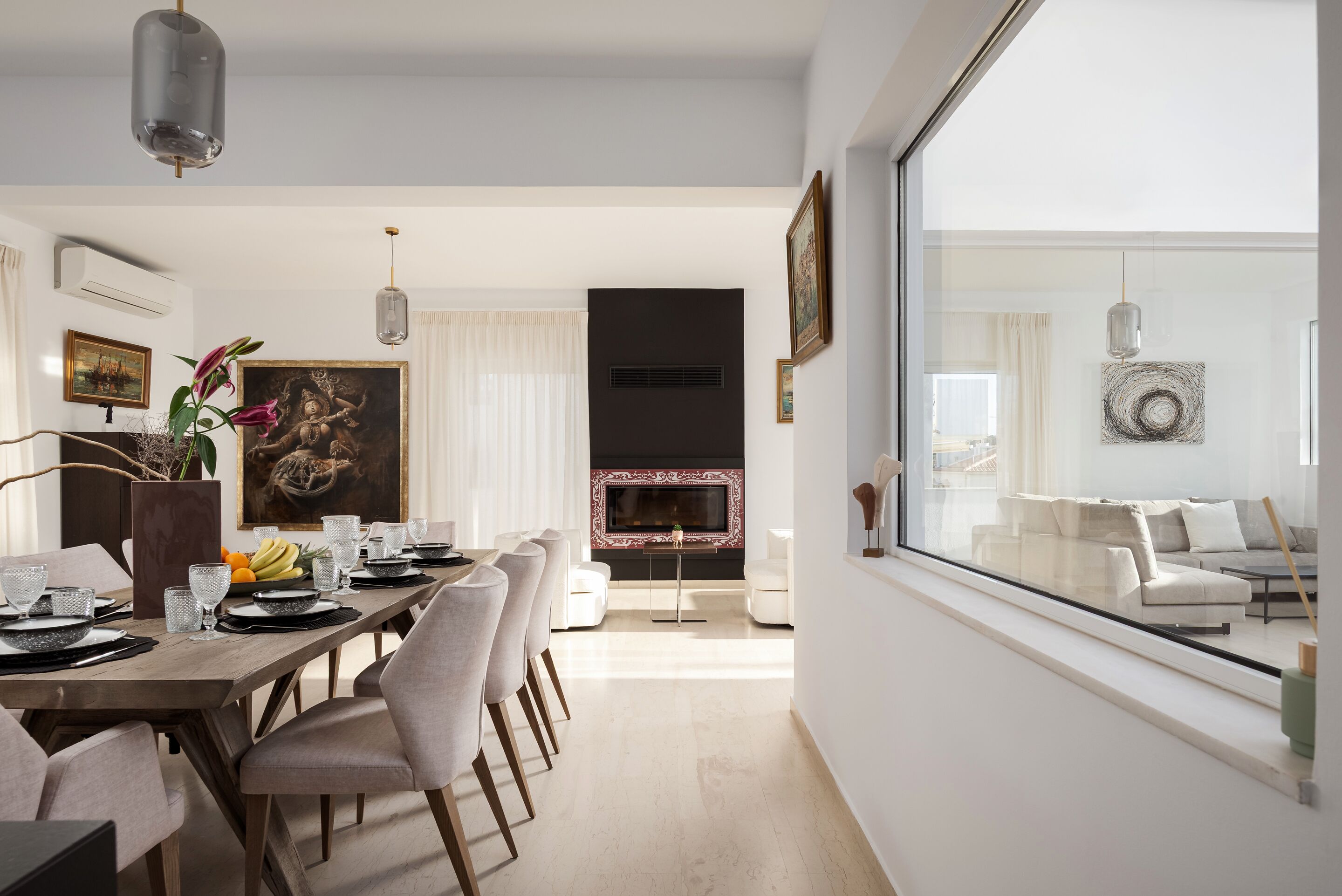 Villa, uitzicht op tuin | Dineren op de kamer