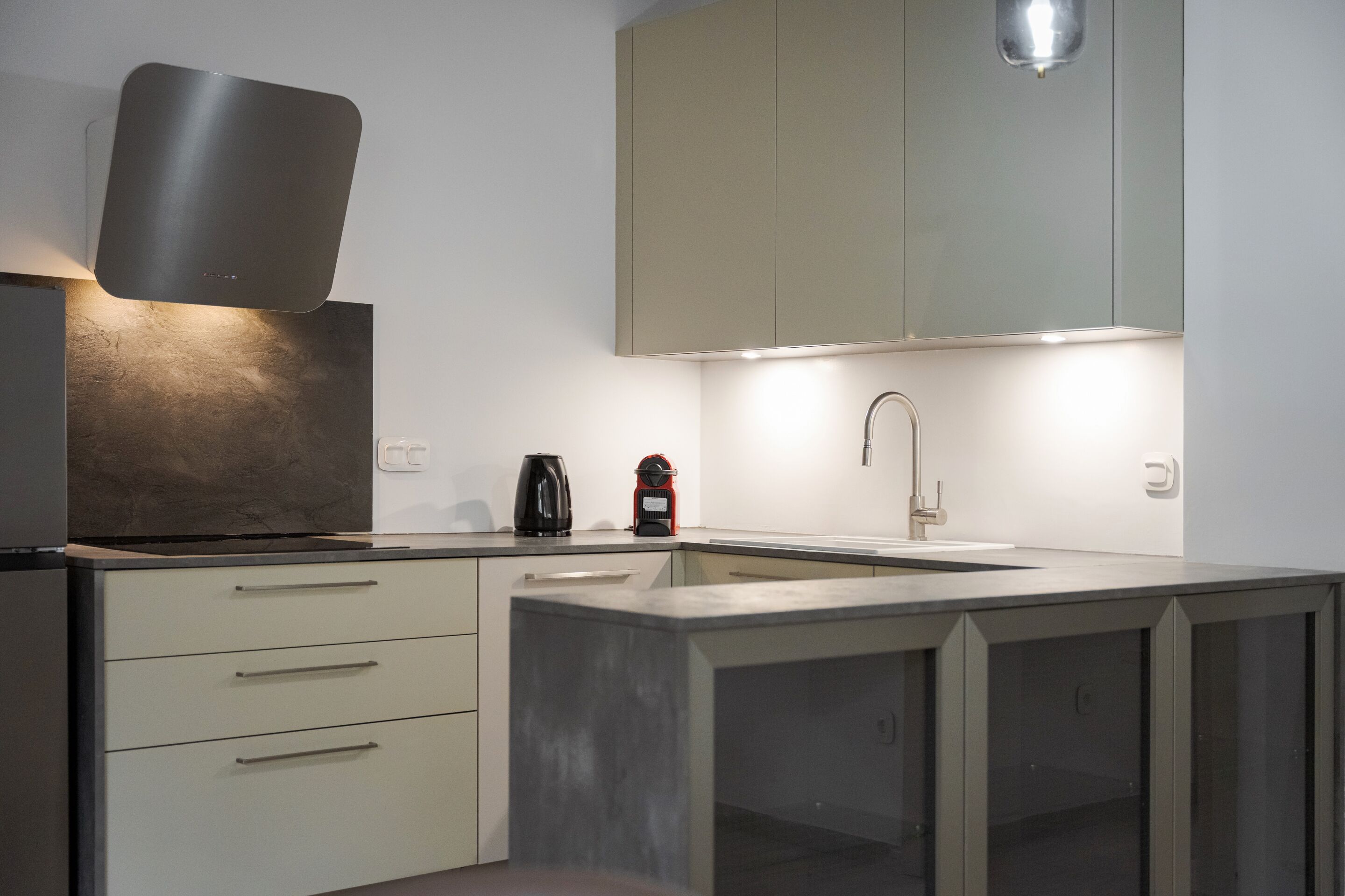 Villa, Garden View | Private kitchen | Full-sized fridge, microwave, oven, stovetop