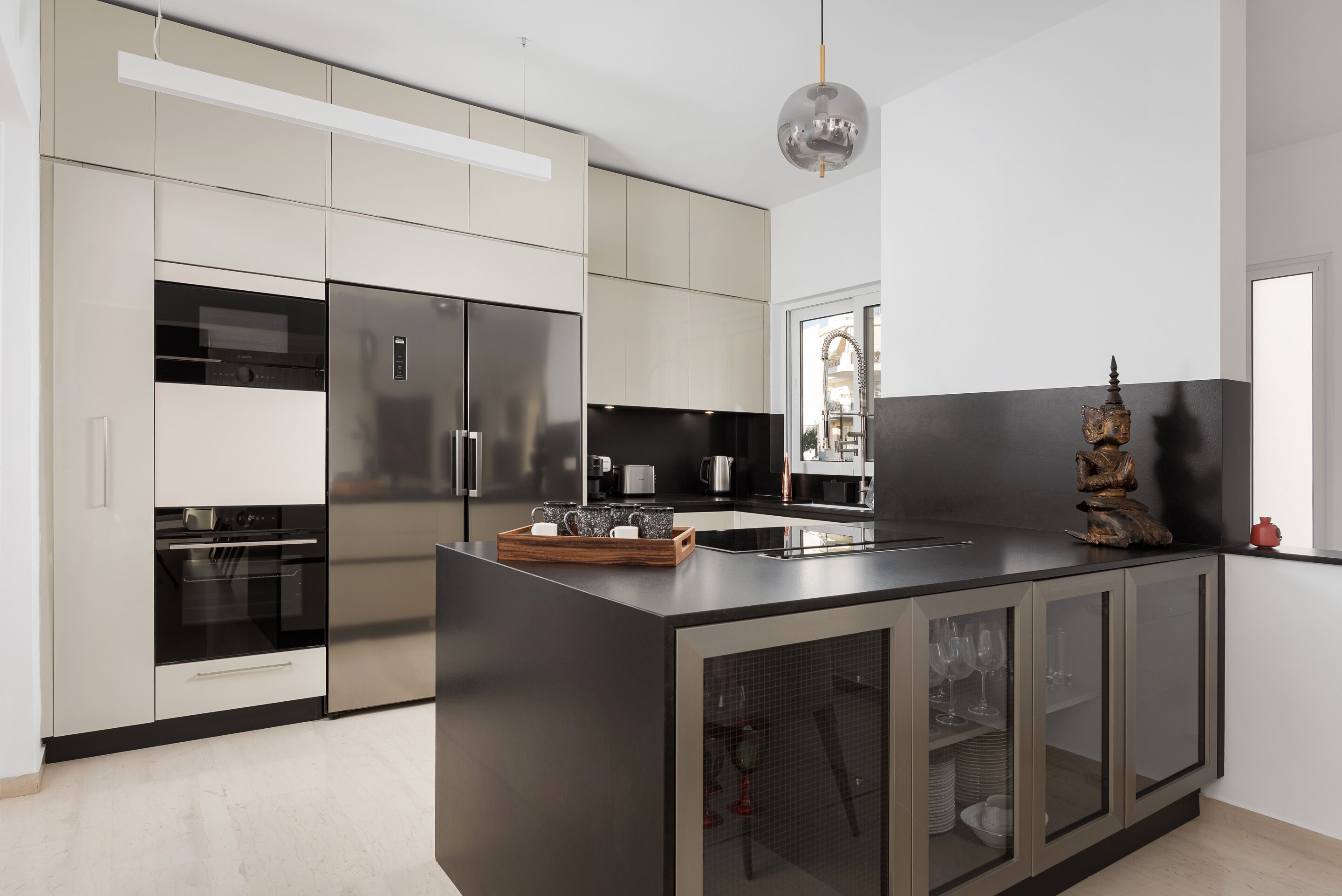 Villa, Garden View | Private kitchen