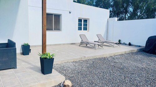Typical Canary Island house with lots of outdoor space.