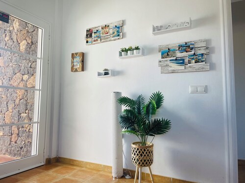 Typical Canary Island house with lots of outdoor space.