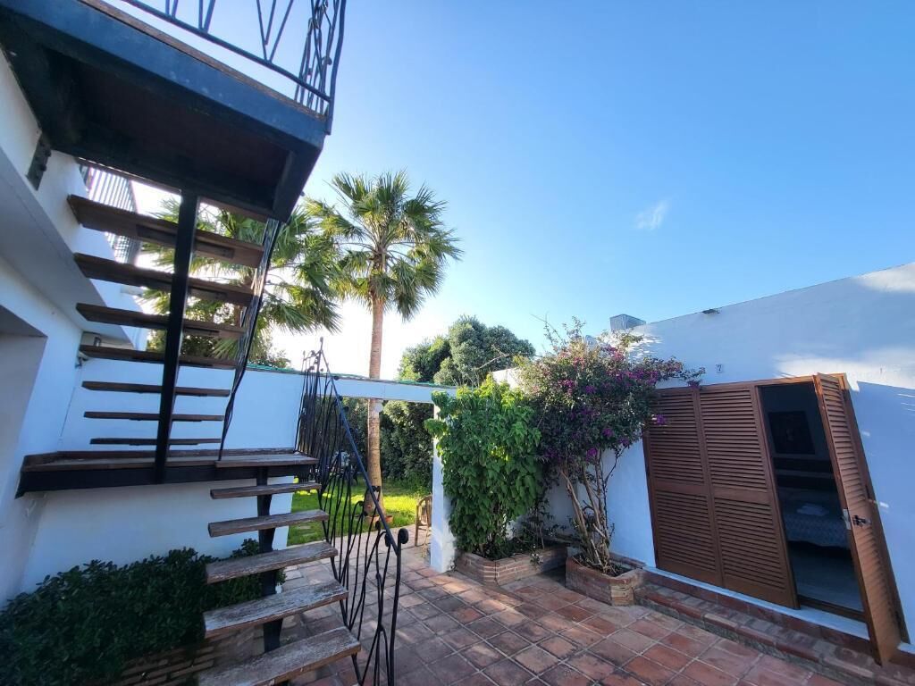 Habitación básica doble, patio, vistas al jardín | Jardines del alojamiento