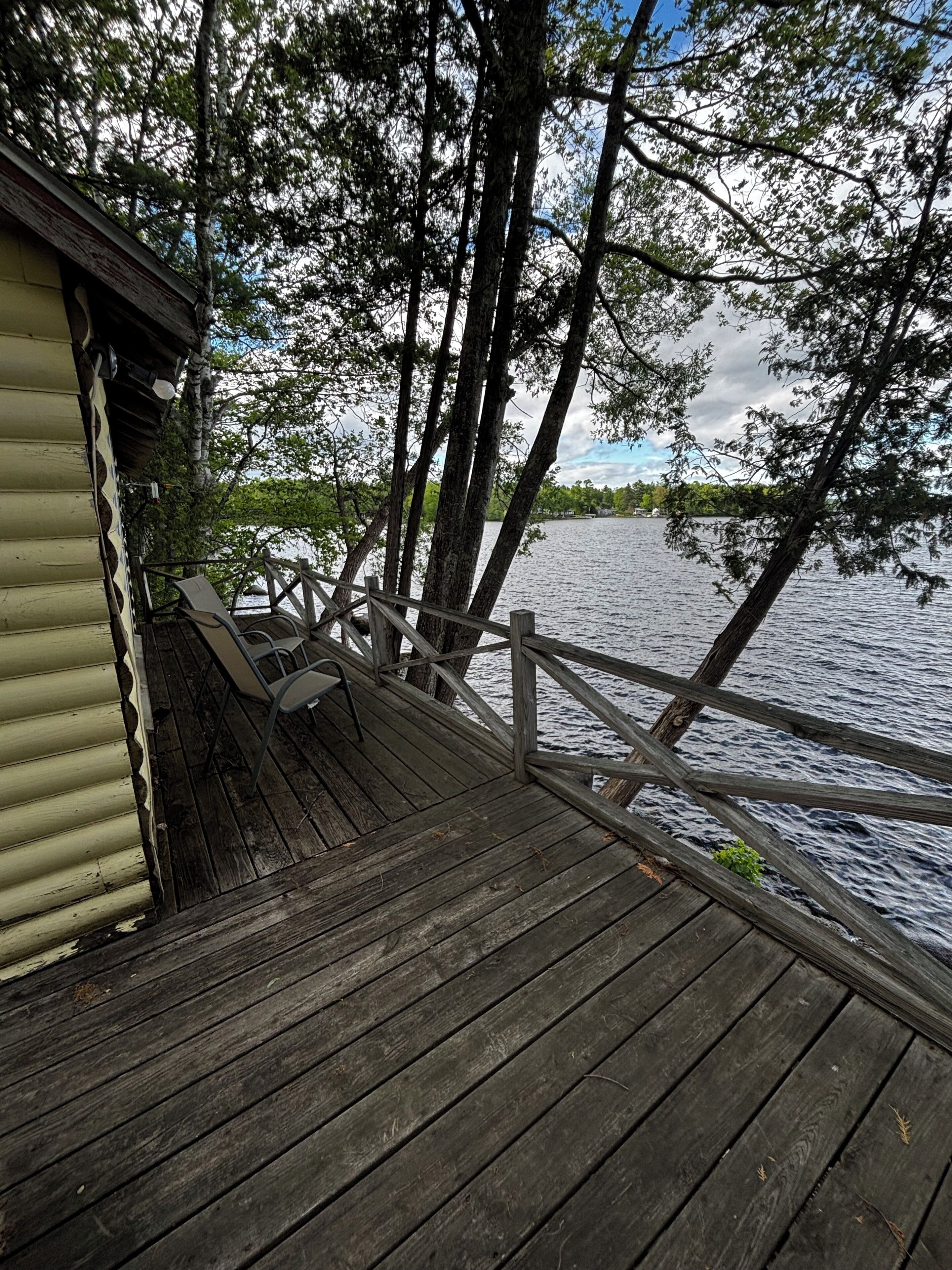 テラス / パティオ. Lakefront Retreat on Sebasticook Lake