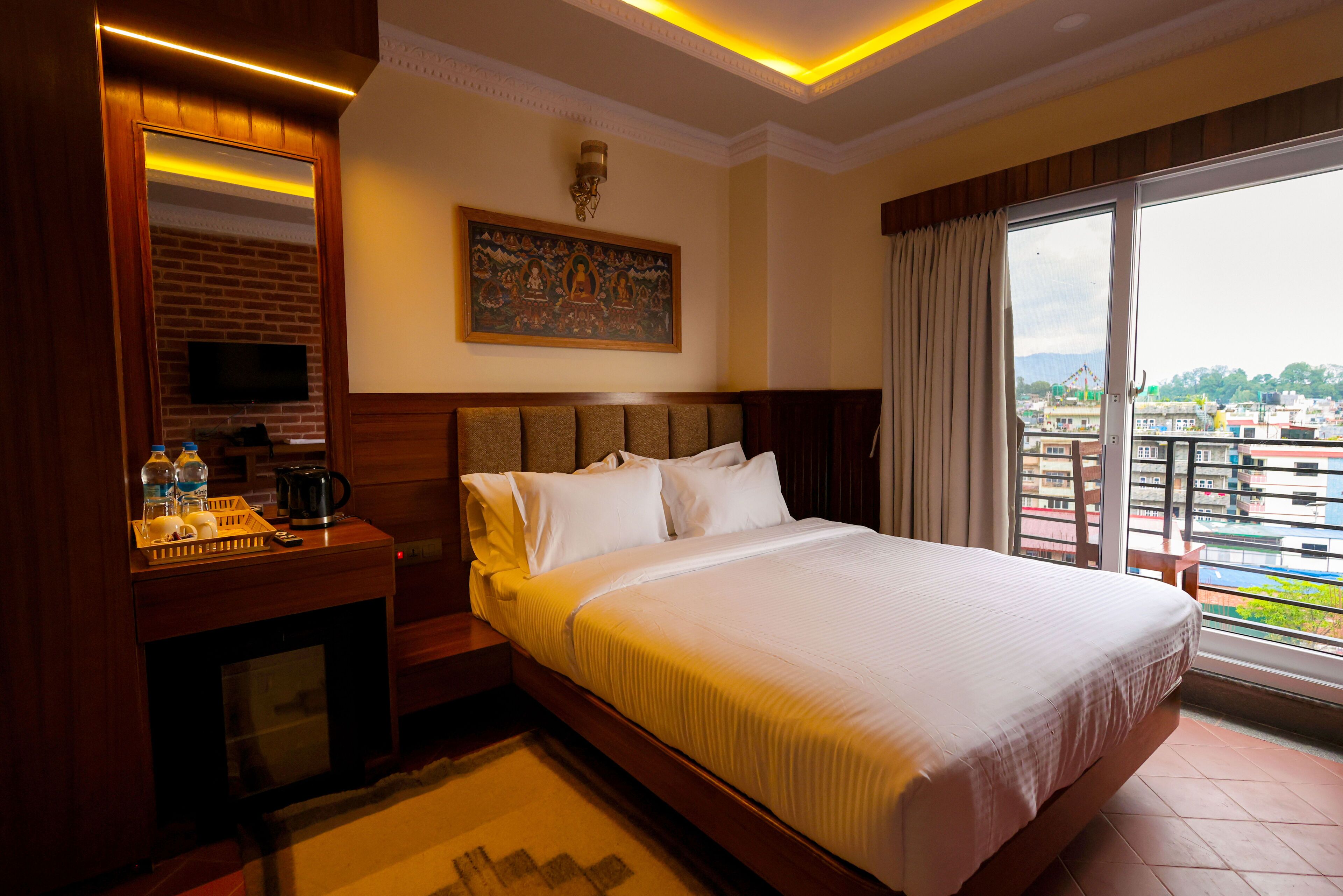 Deluxe Double Room, City View | Minibar, desk, laptop workspace, free WiFi