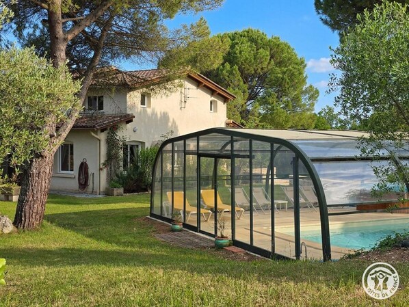 Pool - House with pool, pets allowed - 12 guests (Monsaguel)