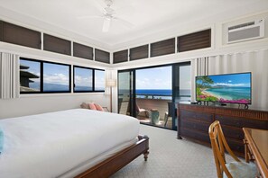 Desk, iron/ironing board, free WiFi, bed sheets - New Listing - Kapalua Ridge Villa 1BD Ocean View (Lahaina)