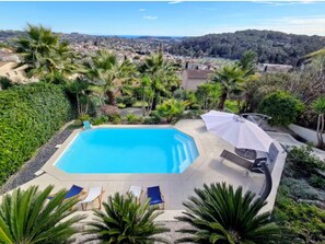 Pool - Exceptional sea view villa with pool (La Colle-sur-Loup)