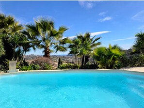 Pool - Exceptional sea view villa with pool (La Colle-sur-Loup)