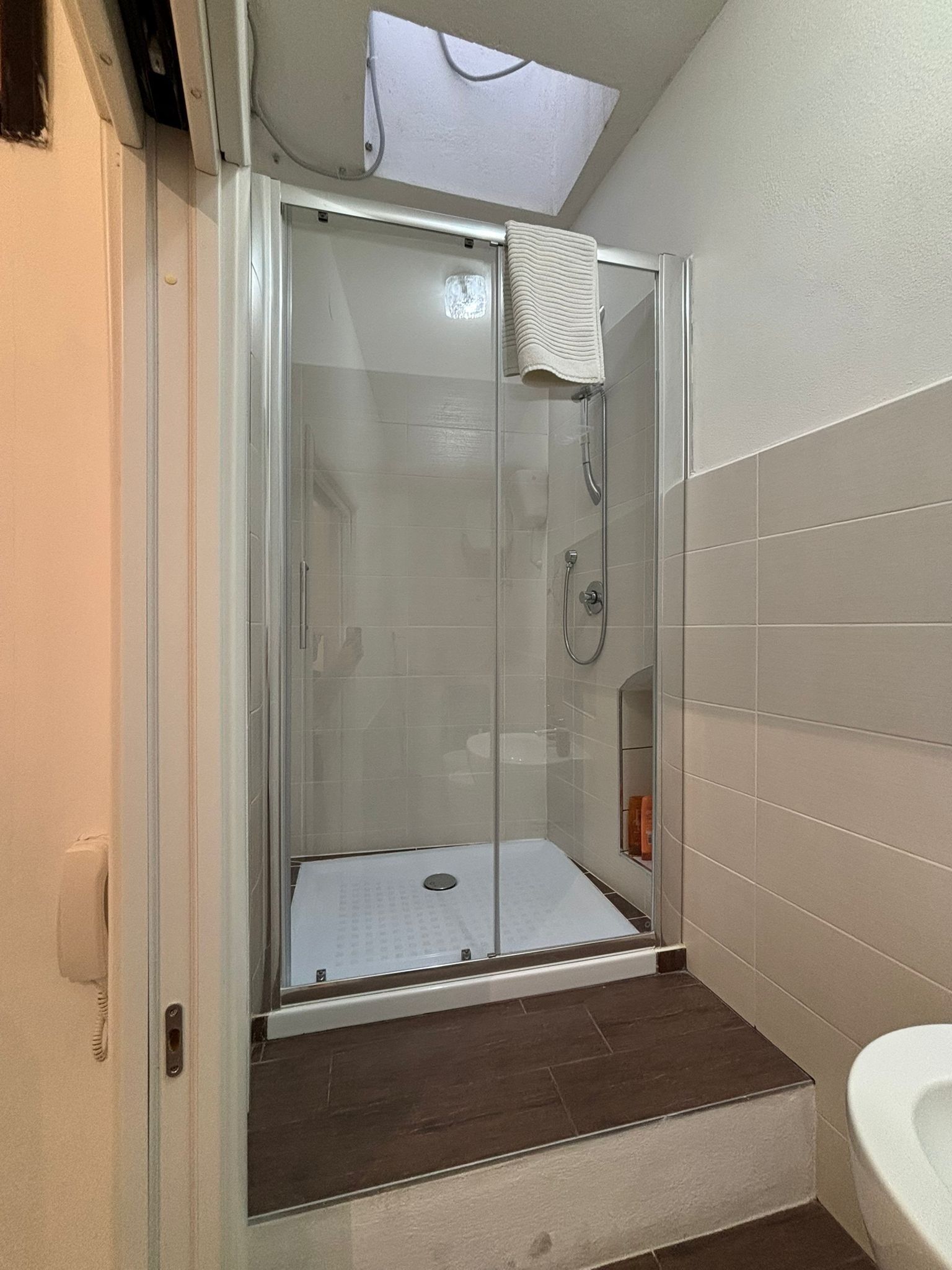 Shower, hair dryer, bidet, soap