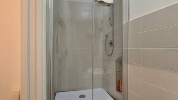 Shower, hair dryer, bidet, soap