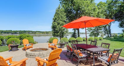 Maumee River Retreat! Apt w/ Fire Pit + Patio