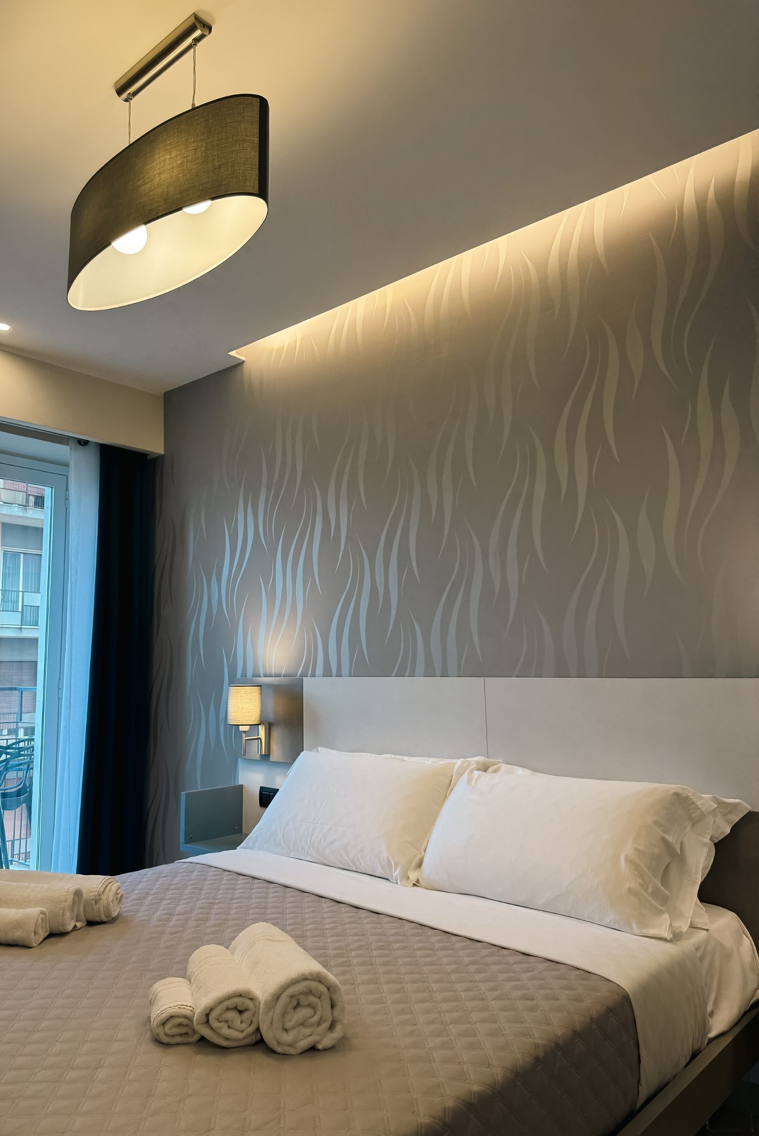 Deluxe Double Room, 1 Queen Bed, Balcony, Sea View (scirocco) | Premium bedding, memory-foam beds, in-room safe, individually furnished