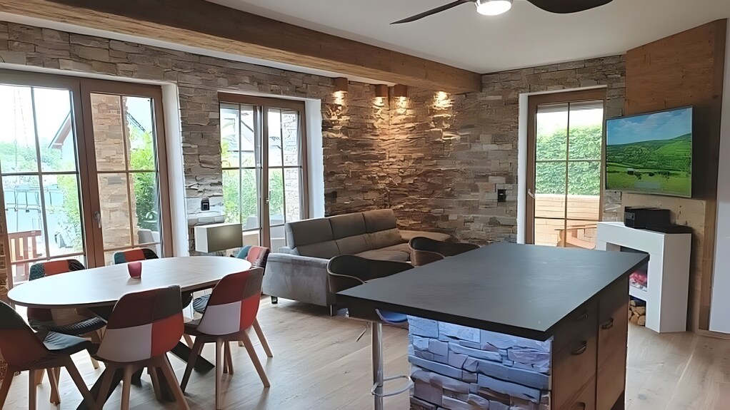 Luxus Ferienwohnung Chalet Seenähe In Schalkenmehren Am See - Für Bis Zu 5 Personen (90 M²) - Manderscheid