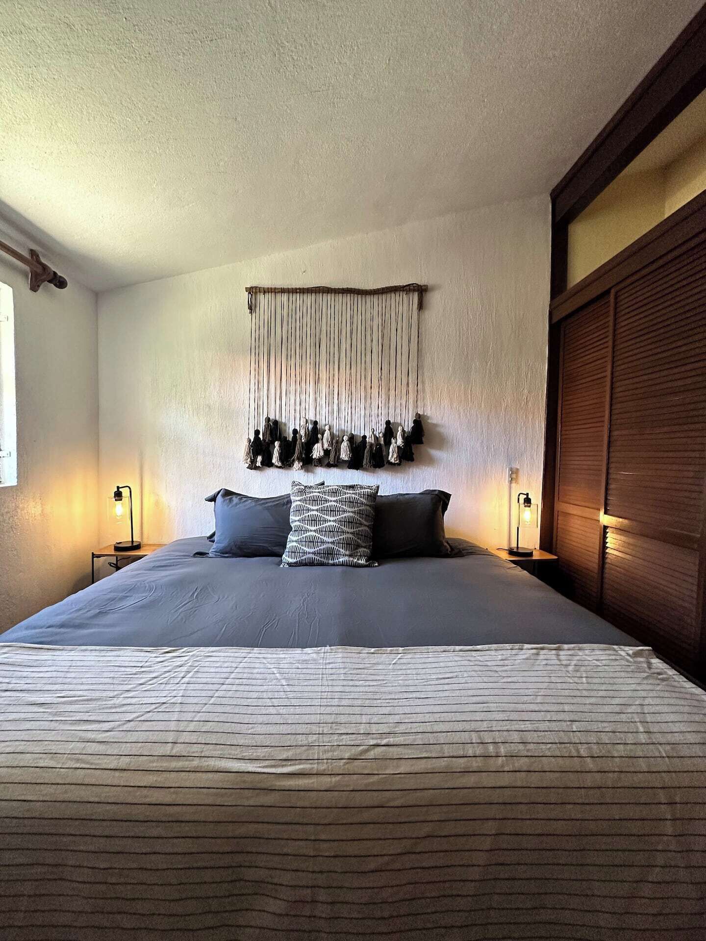 Iron/ironing board, travel crib, free WiFi, bed sheets