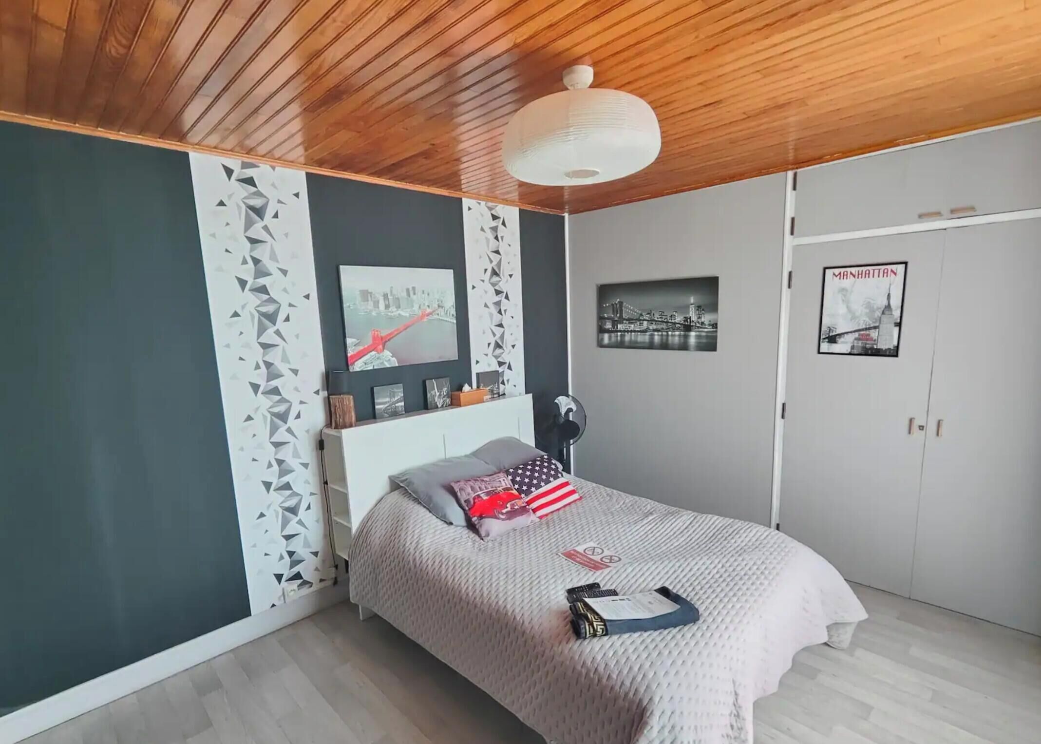 5 多间卧室、WiFi、床单