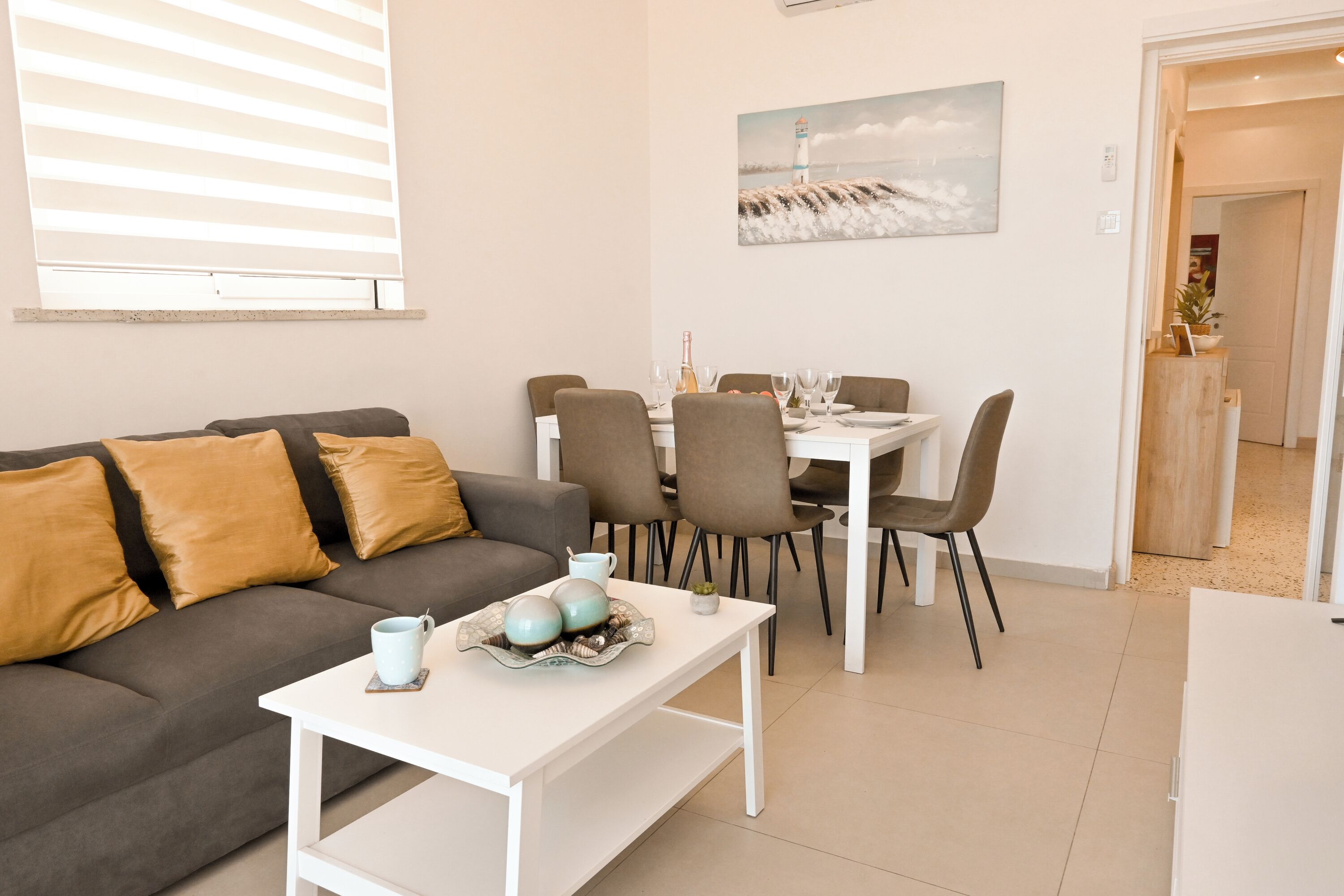 Apartamento família, 3 quartos, 2 banheiros (Exceptional Sea View Apart St Paul's) | Opções para refeição