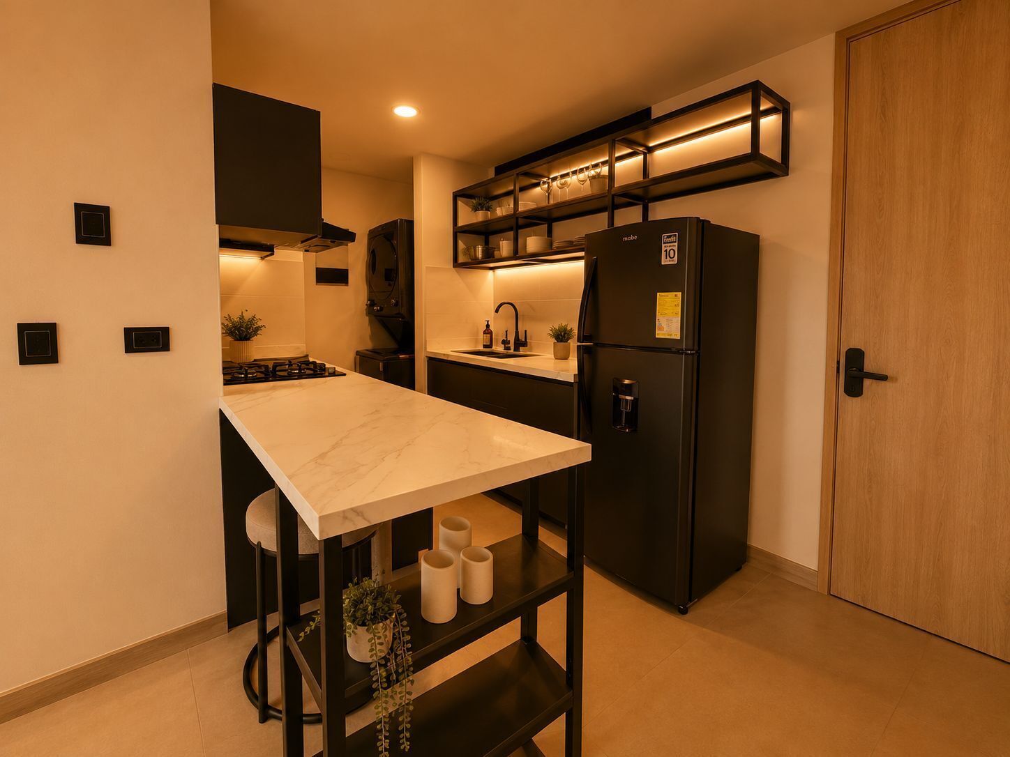 Blackout drapes, WiFi (free), bed sheets