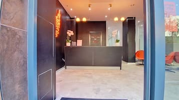 Interior entrance