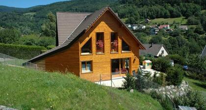 Chalet le Mannala avec SPA et Sauna privatifs , en Alsace, massif des vosges