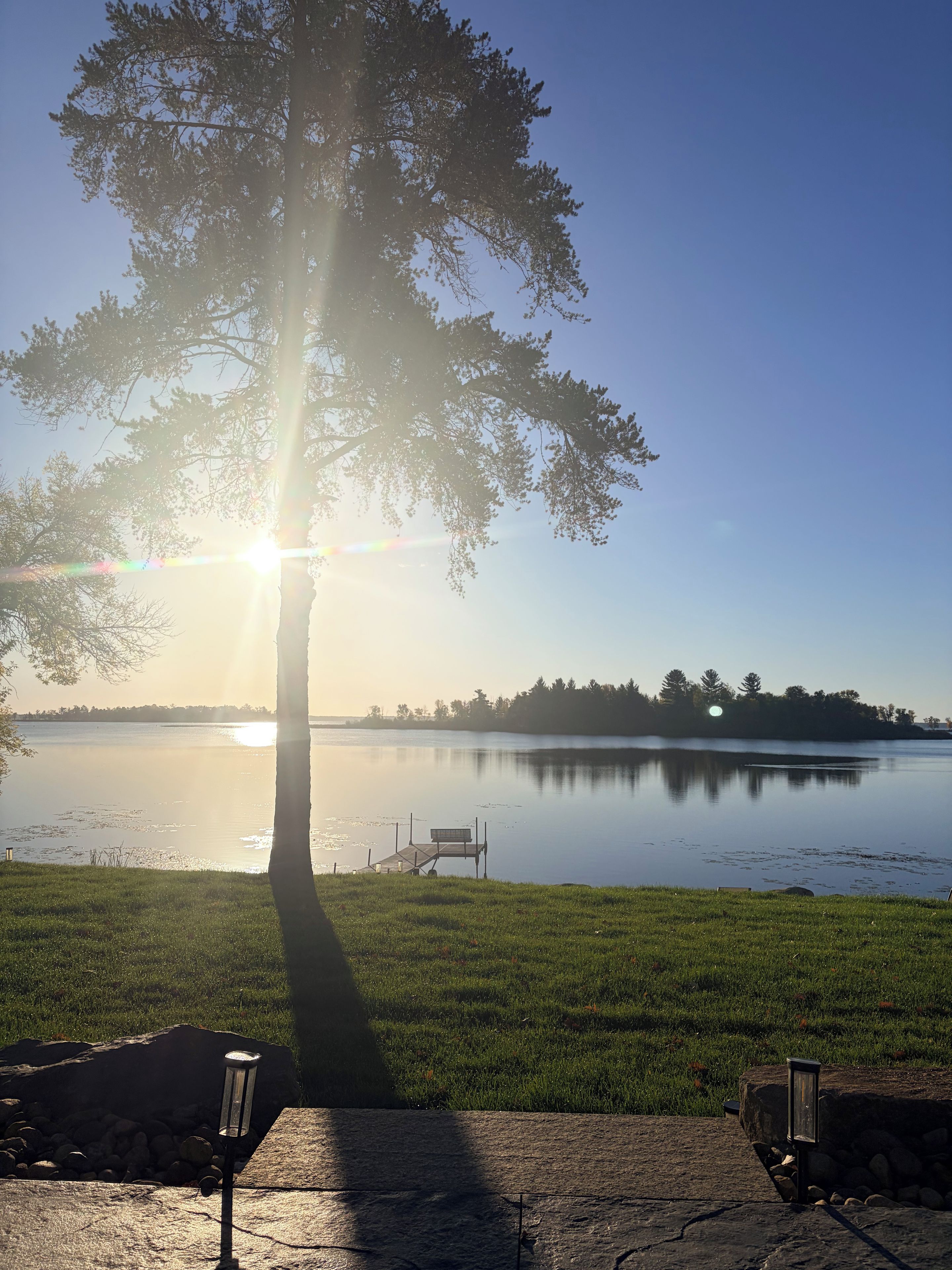 Beautiful sunrise Lakeview from the patio
