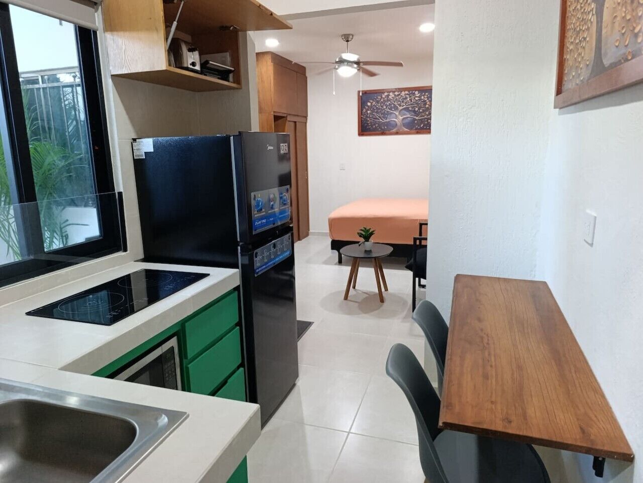 冷蔵庫、電子レンジ、コンロ、コーヒー / ティーメーカー. Loft moderno norte | Ideal parejas/trabajo