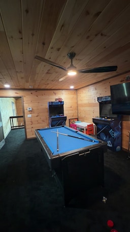 Games room. Adkins Ranch
