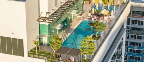 Junior Apartment, Patio, City View | Pool