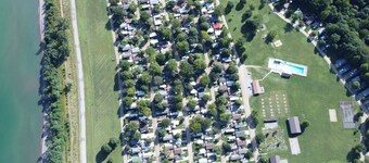 Wildwood By The Lake! Cottage Rental in Private Park next to Lake Erie!